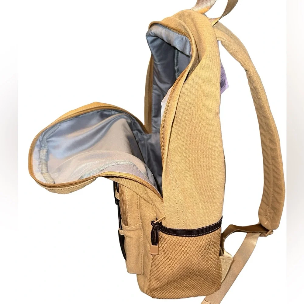 NWT Light Brown‎ Canvas Dome Backback